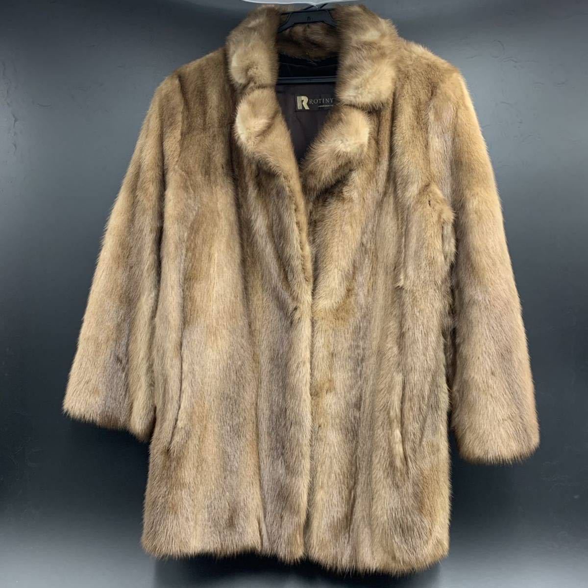 1円~【USED】SAGA MINK サガミンク ROTINY ロティニー ハーフコート