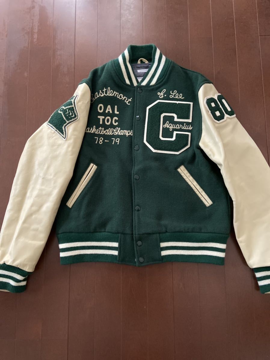 Warehouse x Golden Bear スタジアムジャンパー アメリカ製 袖革 Size