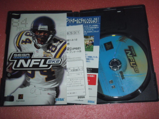  中古 PS2 NFL 2k2 動作保証 同梱可_画像2