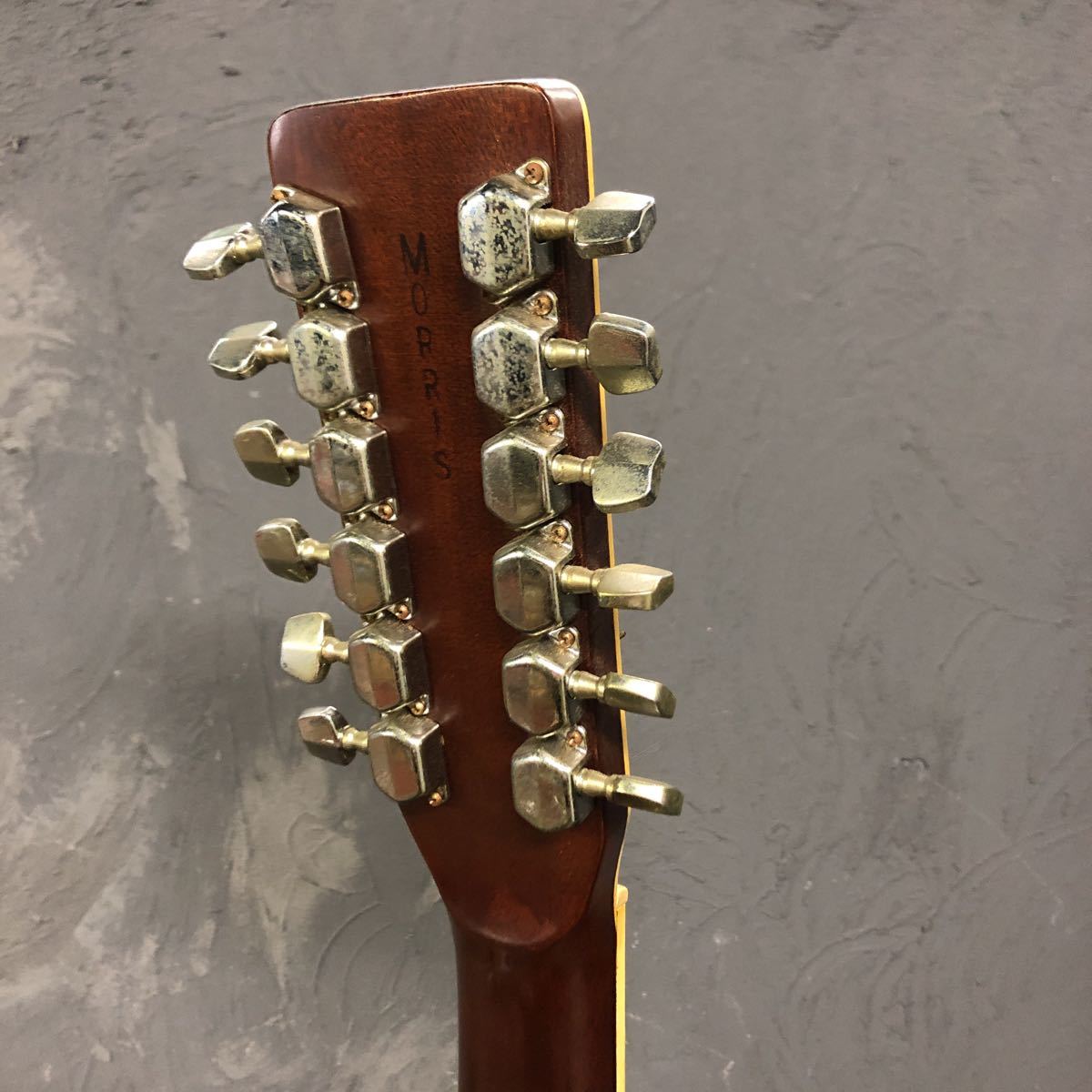 Gt-1↑ Mi) Morris 12弦 アコースティックギター B-30 本体のみ(BST14