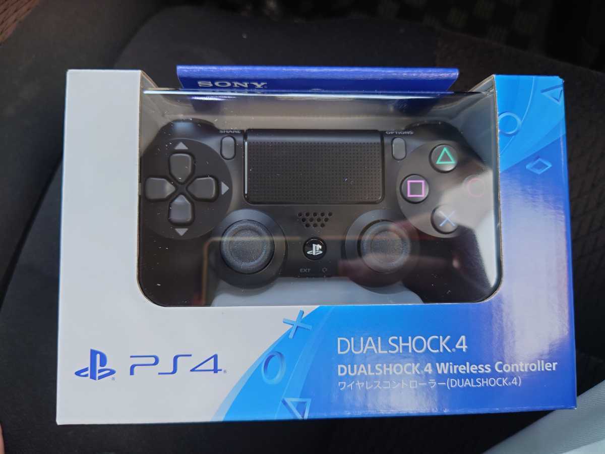 PS4 純正 コントローラー DUALSHOCK4 ジェットブラック 新品未開封