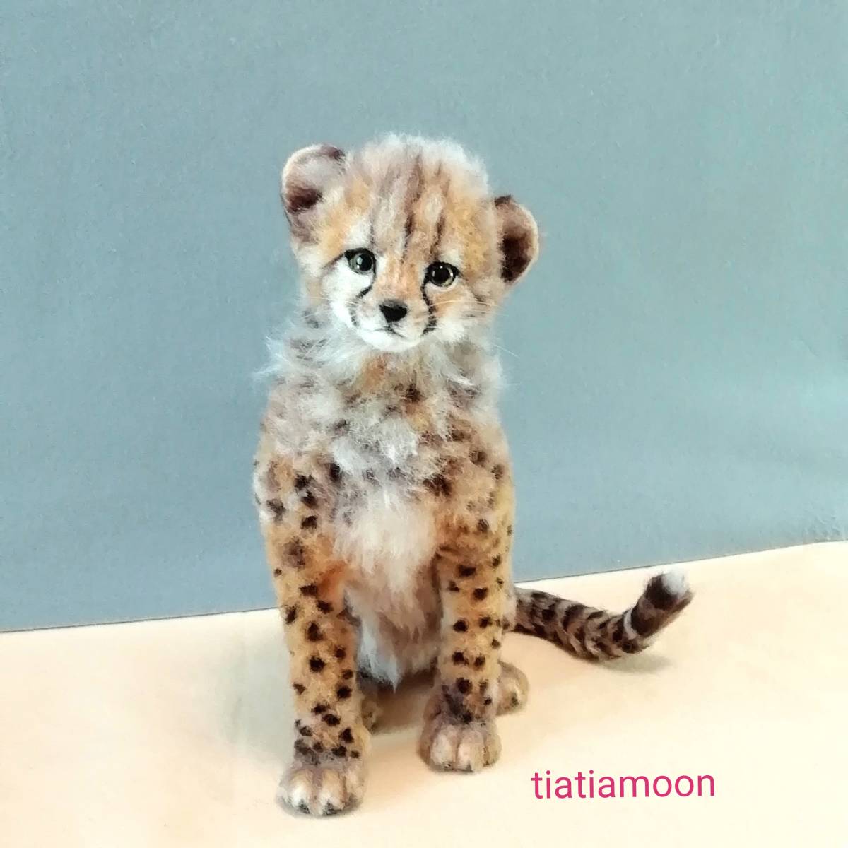 ヤフオク 羊毛フェルト チーターの赤ちゃん ネコ科 チータ ヤフオク 羊毛フェルト チーターの赤ちゃん ネコ科 チータ