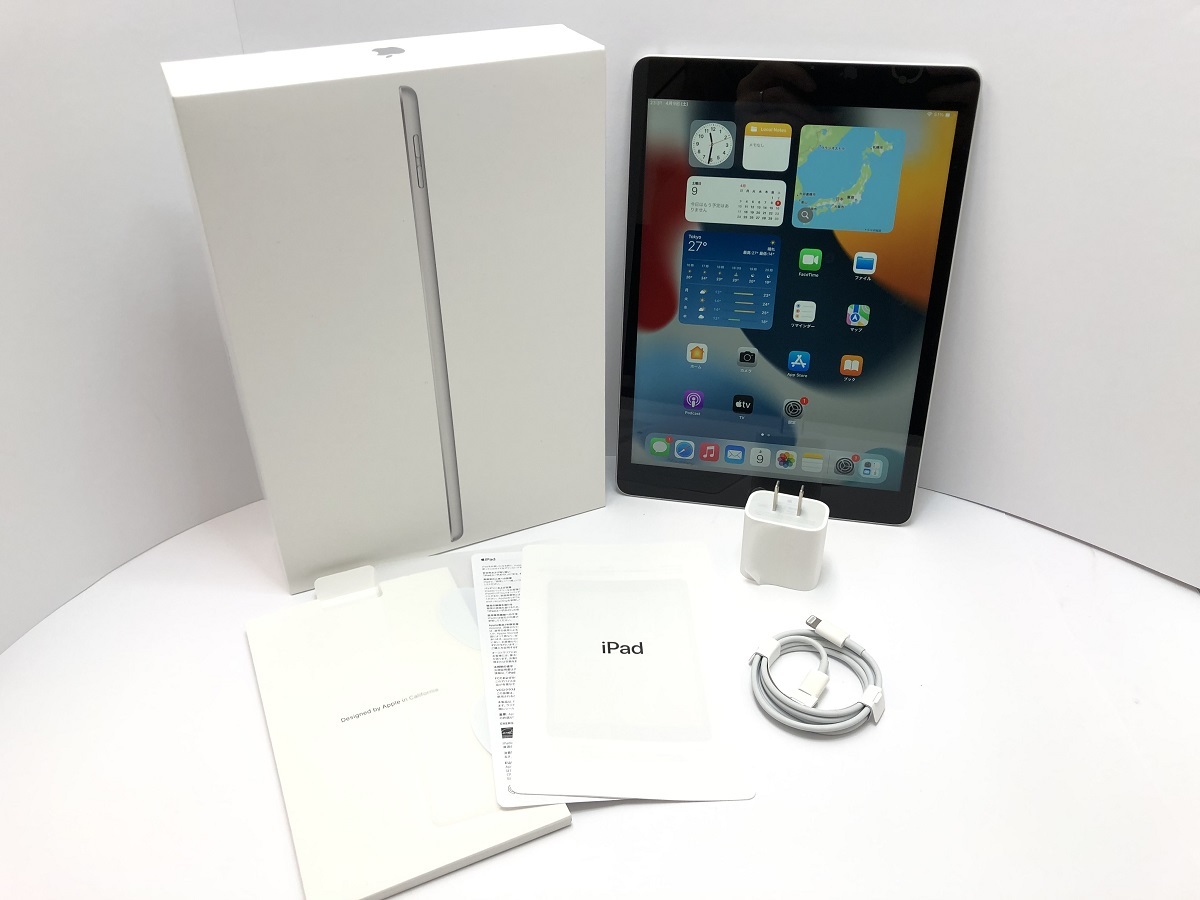 通販の公式  MK2L3J/A シルバー 64G Wi-Fi 第9世代 iPad Apple タブレット