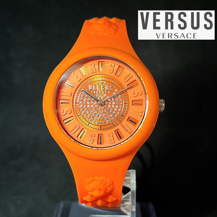 ヤフオク! - オレンジ色Versus Versace/ベルサーチ/レディー...