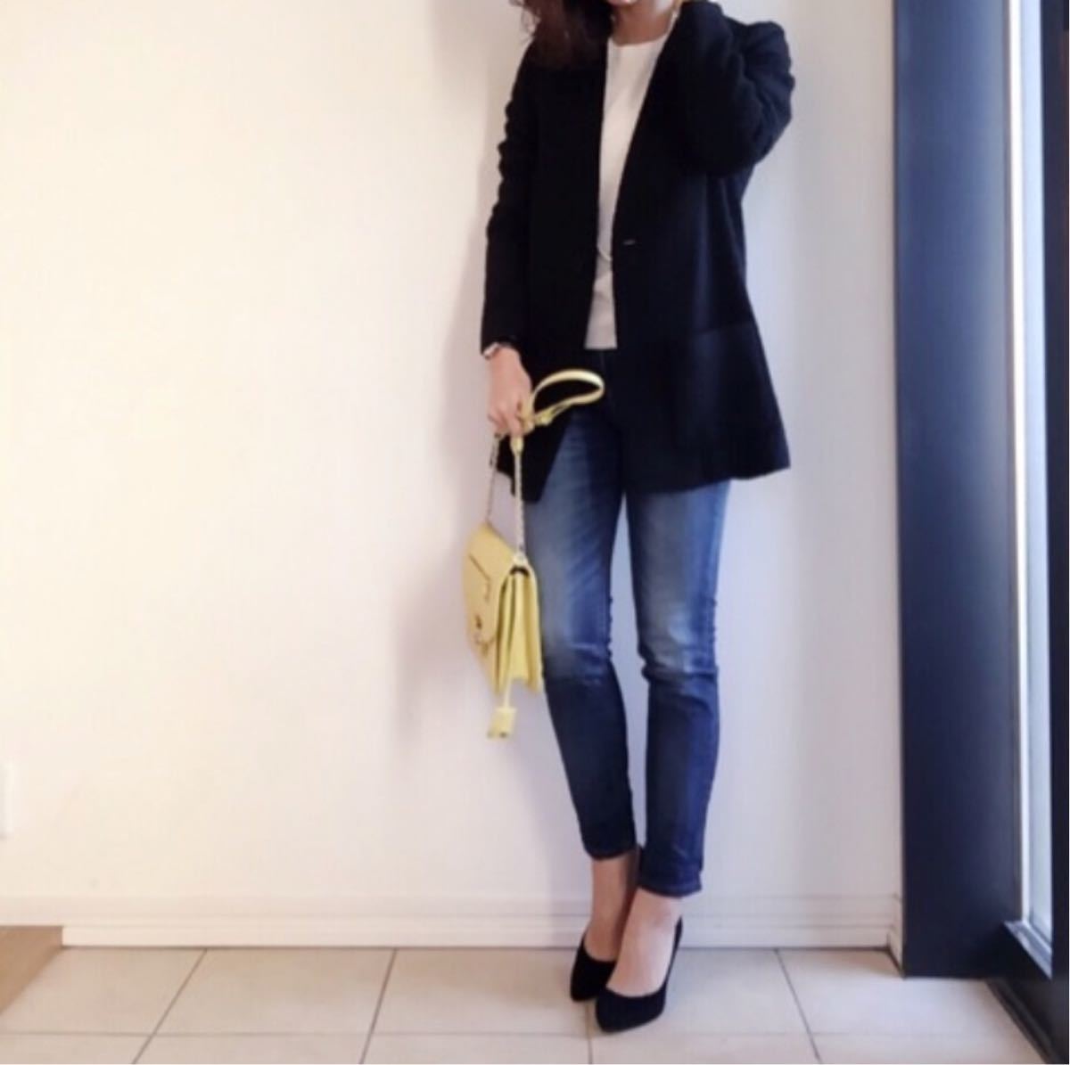 完売 生産終了 ユニクロ UNIQLO カリーヌ コラボ ノーカラー ジャケット ウールジャケット ロングジャケット CARINE