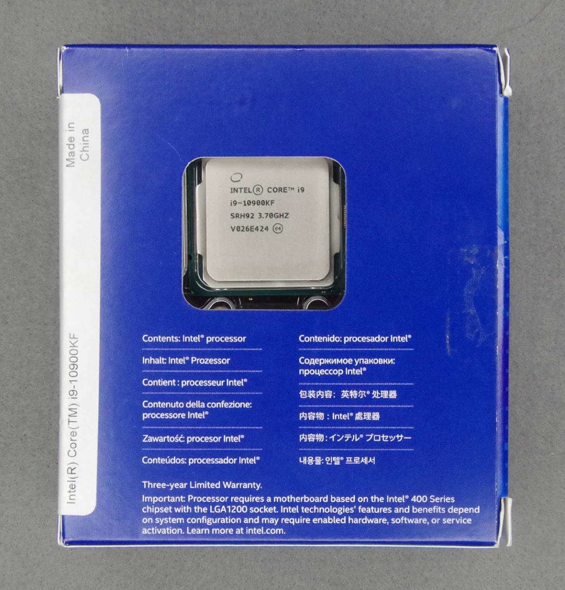 intel Core i9-10900K 第10世代 CPU 本体のみ | www.elektroepiliacija.lt