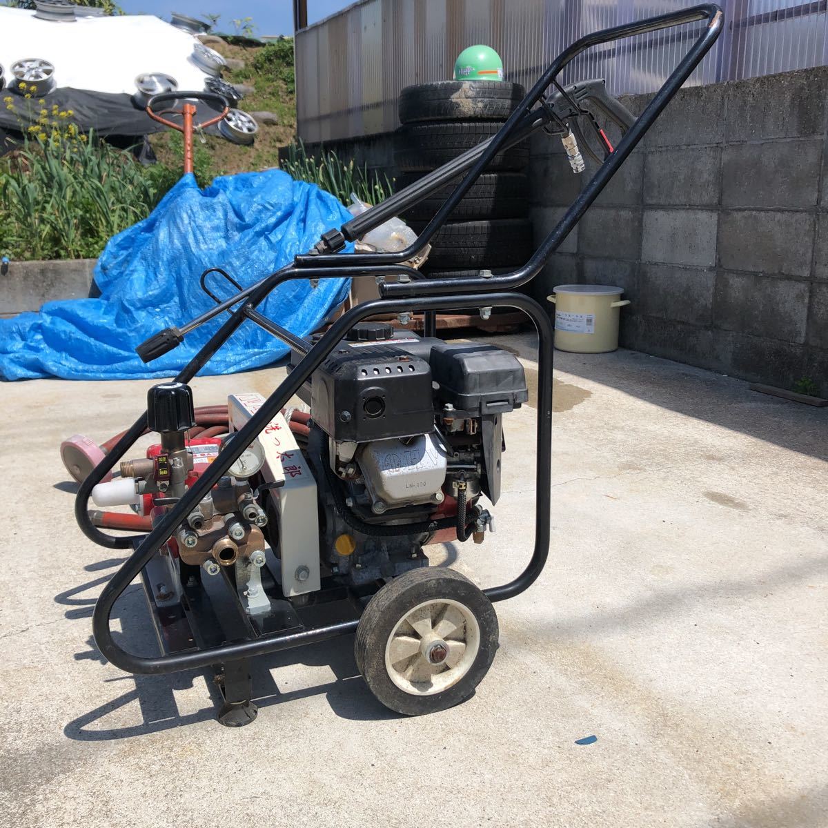 ハツタ 洗っ太郎 YS-222 動力噴霧器 動作確認済み ハツタ 洗っ太郎 YS-222 動力噴霧器 動作確認済み