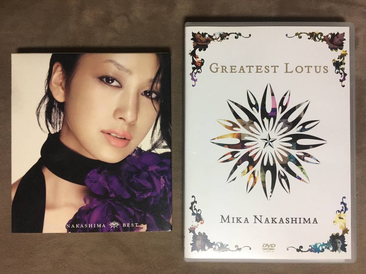 PayPayフリマ｜中島美嘉 ベストアルバムCD ＆ PV・DVD MIKA NAKASHIMA BEST ＆ GREATEST LOTUS