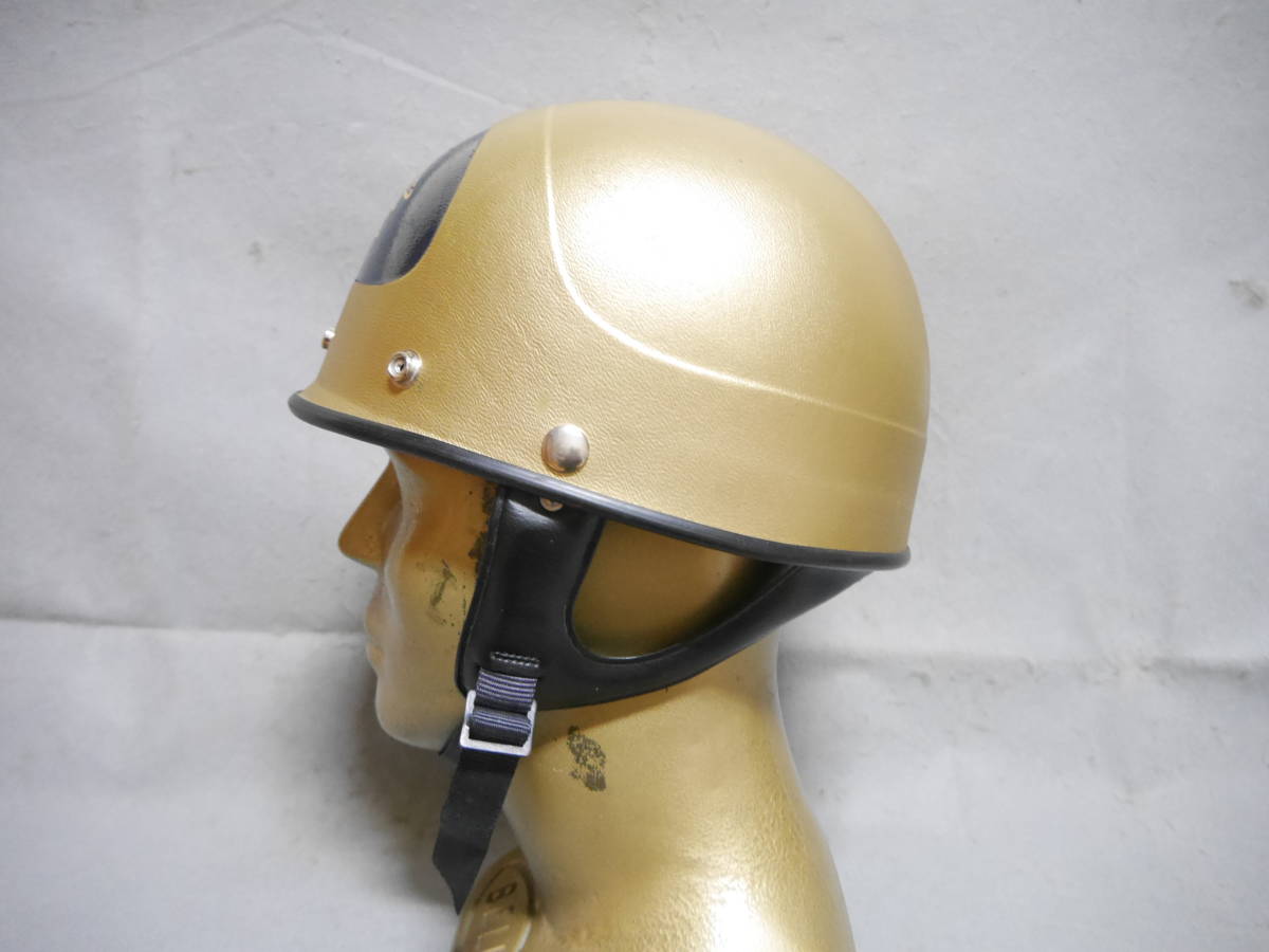 NOS 60'S BUCO ビンテージ ハーフ ヘルメット デッドストック オリジナル 当時物 旧車 純正 RIOT POLICE ブコ ライオット ポリス ハーレー_画像3