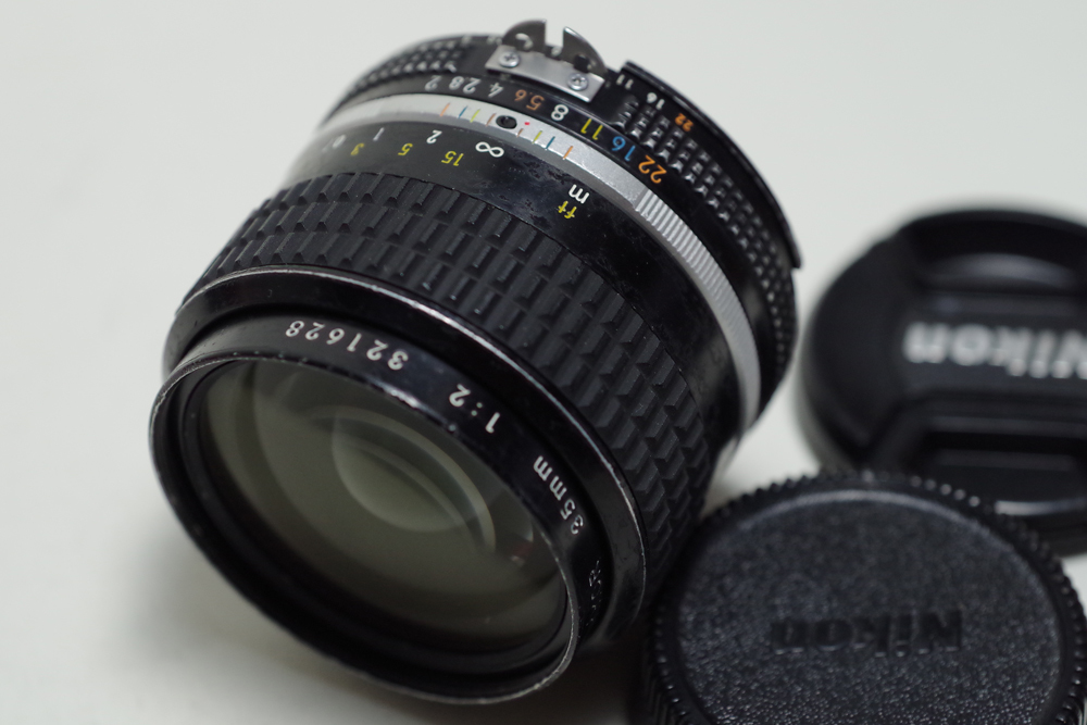 希少SIC（後期コーティング）仕様 Nikon ニコン Ai NIKKOR 35mm F2S Ai-S 実用中古送料込み 実写画像あり_画像1