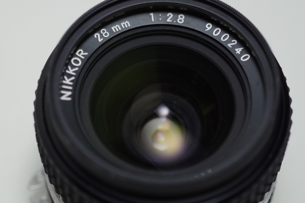 2006年以降製造 SIC（後期コーティング）仕様 Nikon ニコン Ai NIKKOR 28mm F2.8S Ai-S 中古送料込み 実写画像あり_画像4