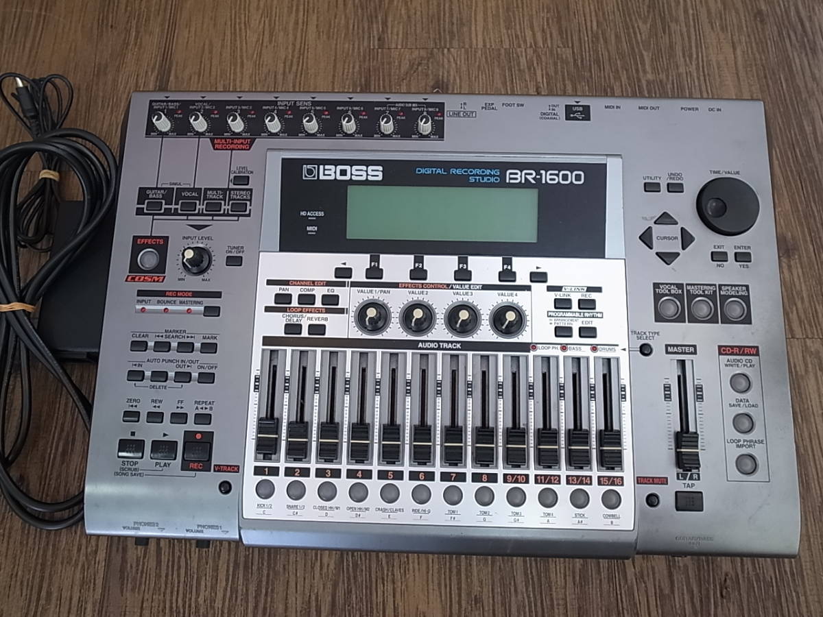 BOSS BR-1600CD Versionバージョン２・ボスDigital Recording Studio デジタル・レコーディング・スタジオMTR宅録/多重録音ROLANDローランド 