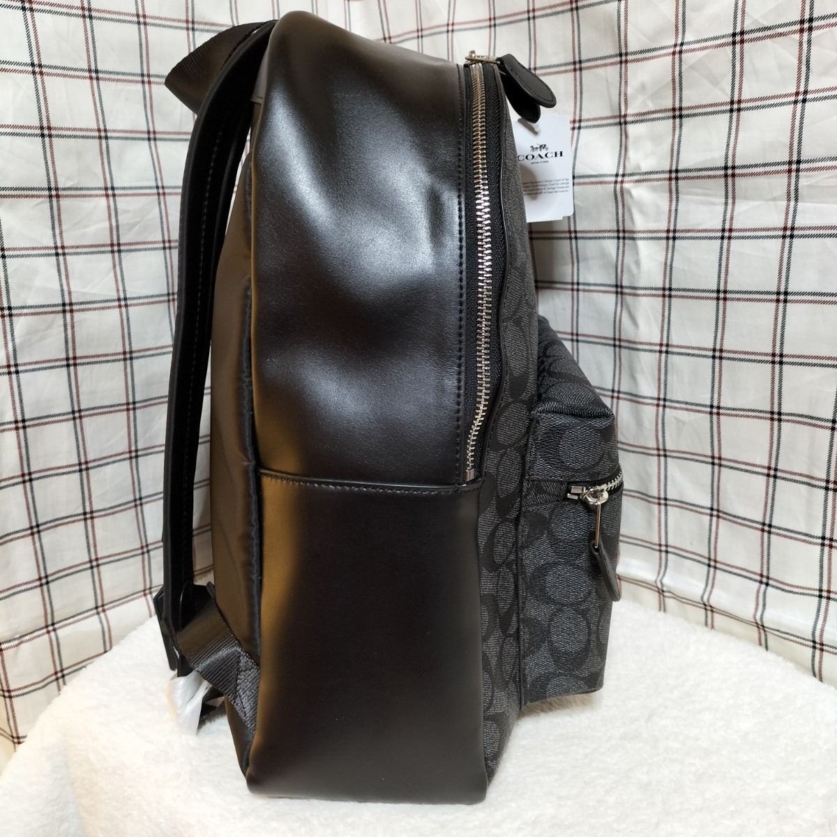 豪華で新しい coach コーチ リュック バック ブラック スモーク 黒