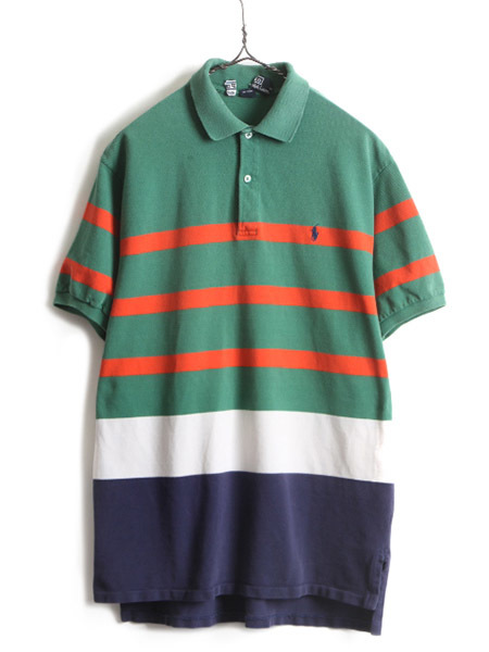 ヤフオク! - 90s USA製 POLO ポロ ラルフローレン マルチカラ...