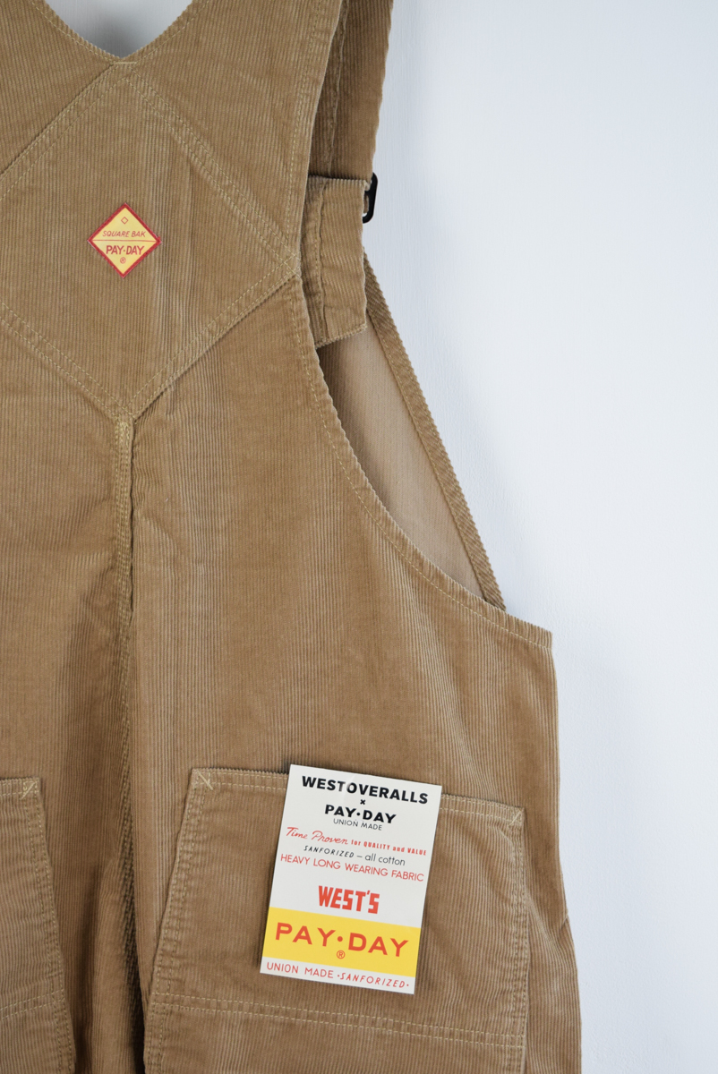 新品 定価4万1800円 WESTOVERALLS ウエストオーバーオールズ 新品 定価4万1800円 WESTOVERALLS ウエストオーバーオールズ