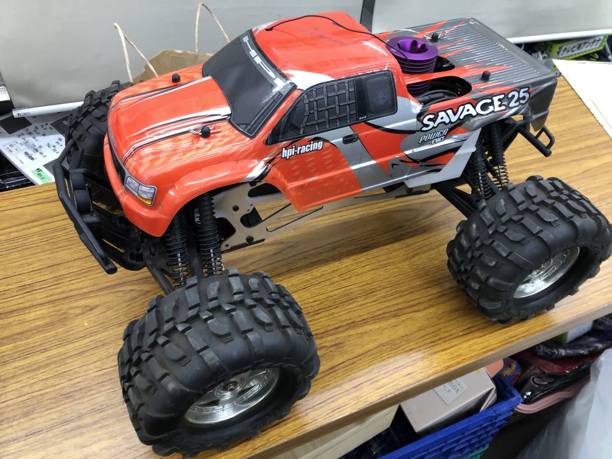 ヤフオク! - HPI Racing サベージ SAVAGE 25 エンジ...