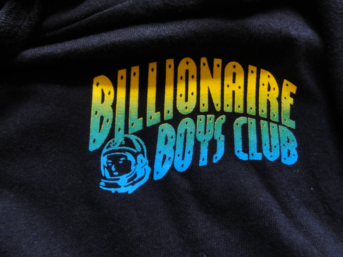 美品 BBC Billionaire Boys Club 袖柄パーカー 黒 Sサイズ B17232_画像4