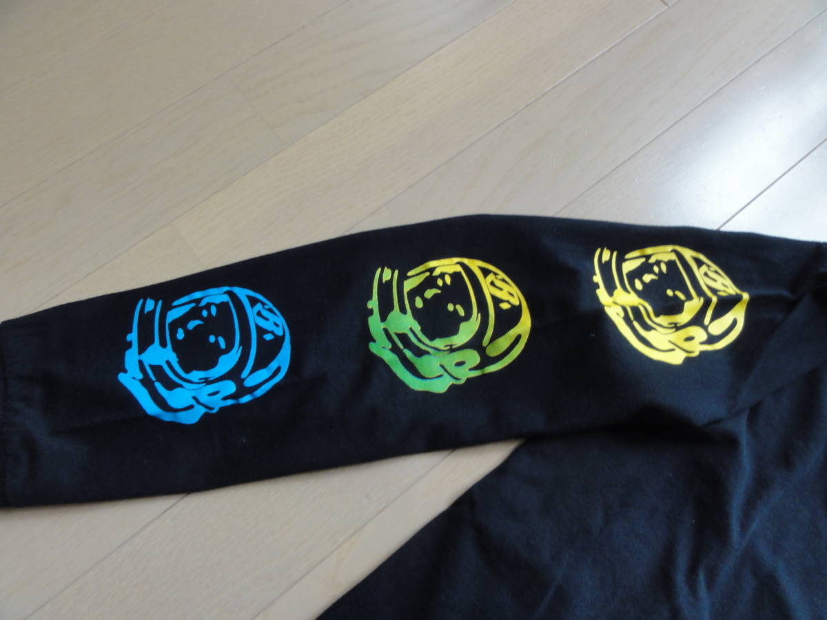 美品 BBC Billionaire Boys Club 袖柄パーカー 黒 Sサイズ B17232_画像5