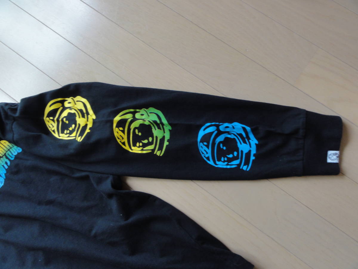 美品 BBC Billionaire Boys Club 袖柄パーカー 黒 Sサイズ B17232_画像6