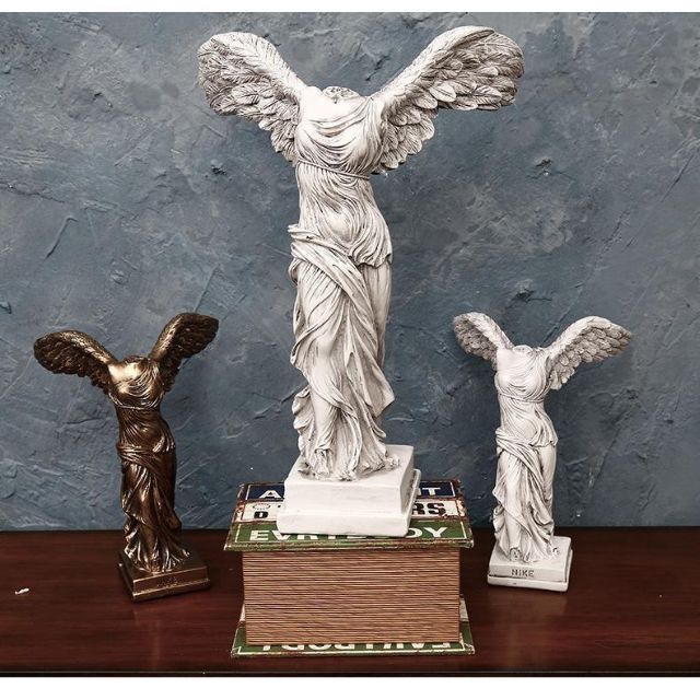 サモトラケのニケ 40cm 置物 レプリカ ルーブル美術館 勝利の女神 幸運