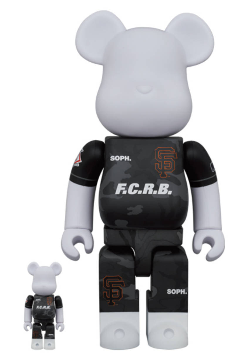 新品未開封 BE@RBRICK F.C.R.B. × MLB 100% & 400% SAN FRANCISCO