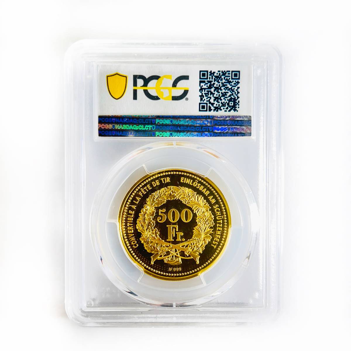 【最高鑑定】2013年 スイス ルツェルン 射撃祭 嘆きのライオン 500フラン 金貨 PCGS PR70DCAM 発行枚数150枚 モダンコイン アンティーク_画像4