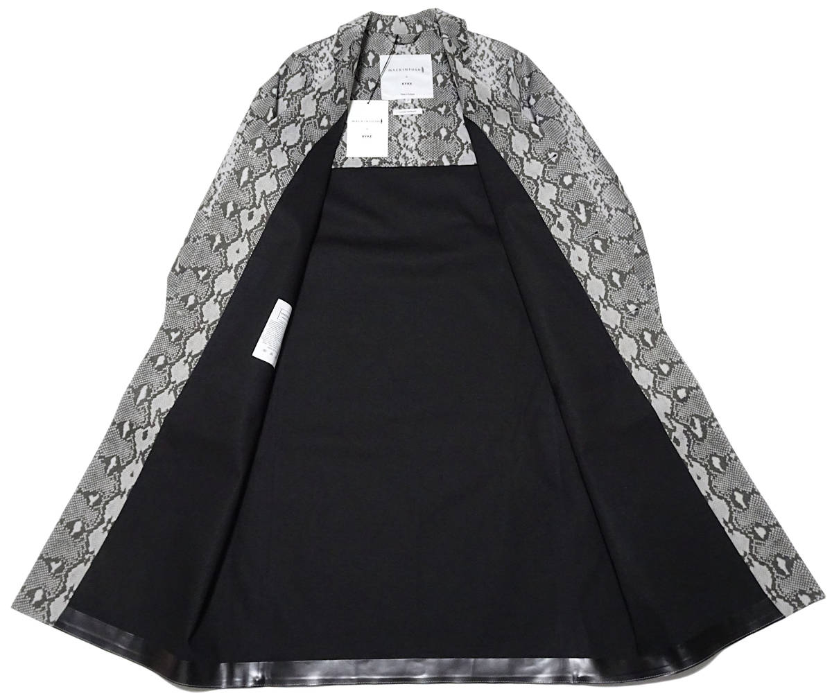 MACKINTOSH×HYKE/マッキントッシュ×ハイク ゴム引き パイソン柄 MACKINTOSH×HYKE/マッキントッシュ×ハイク ゴム引き パイソン柄