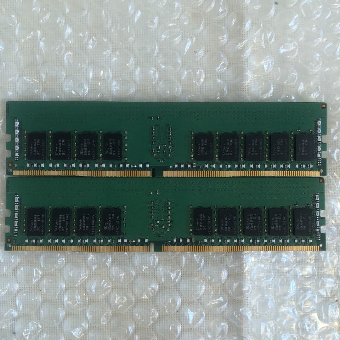16GB 1Rx4 PC4-2400T-RC2 2枚セット合計32GBサーバー用の画像2