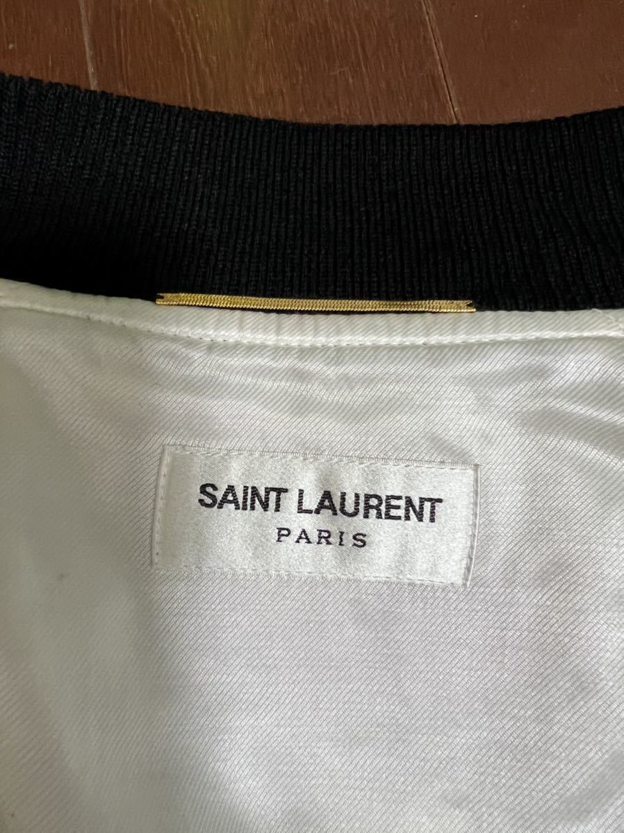 新品　SAINT LAURENT 　サンローラン　ブルゾン　ハート　ホワイト　38サイズ　10万より値下げ_画像5