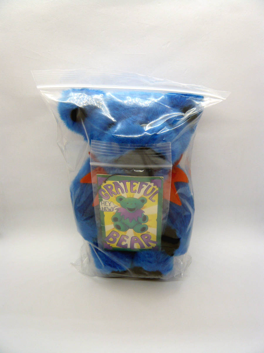 [Сделано СТИВЕНОМ СМИТОМ] Grateful Dead Bear Plush Blue 9 дюймов [Подвижные конечности, ошейник можно снять]