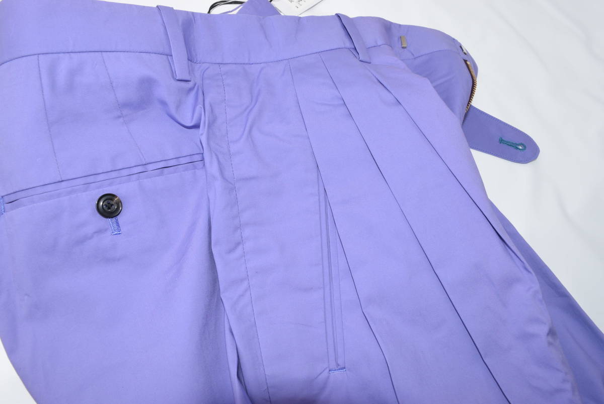 ☆新品☆Paul Smith パリコレトラウザース☆ラベンダー☆裾ダブル
