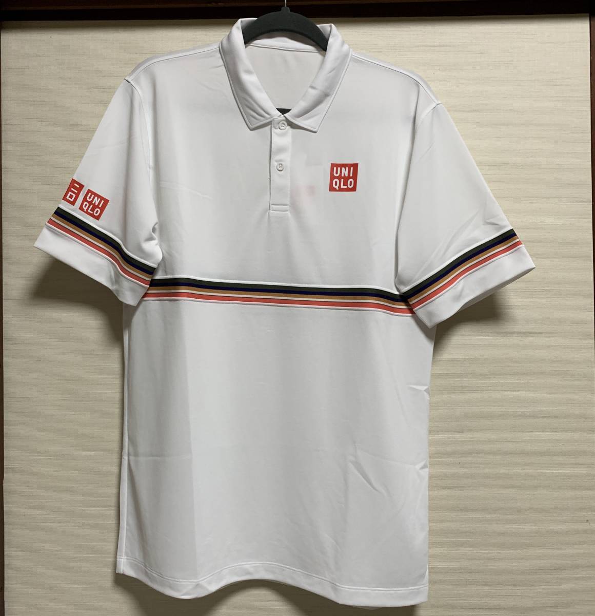  top and bottom set UNIQLO( Uniqlo ) - dry EX polo-shirt with short sleeves * dry short pants 2018 NY (ru mail * not yet have on *XL size *. woven .* complete sale goods )