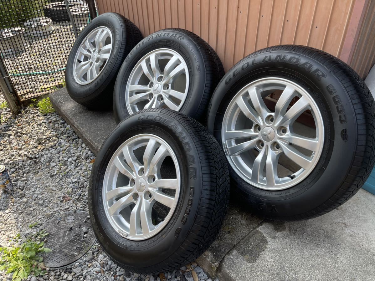 超美品!! デリカ D:5 ローデスト CV5W 17インチ 純正ホイール タイヤ