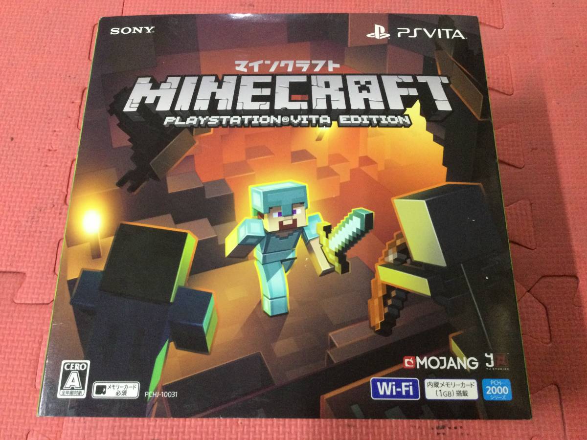 GN982/80/6000】動作確認済☆PSVita☆Minecraft Special Edition☆本体