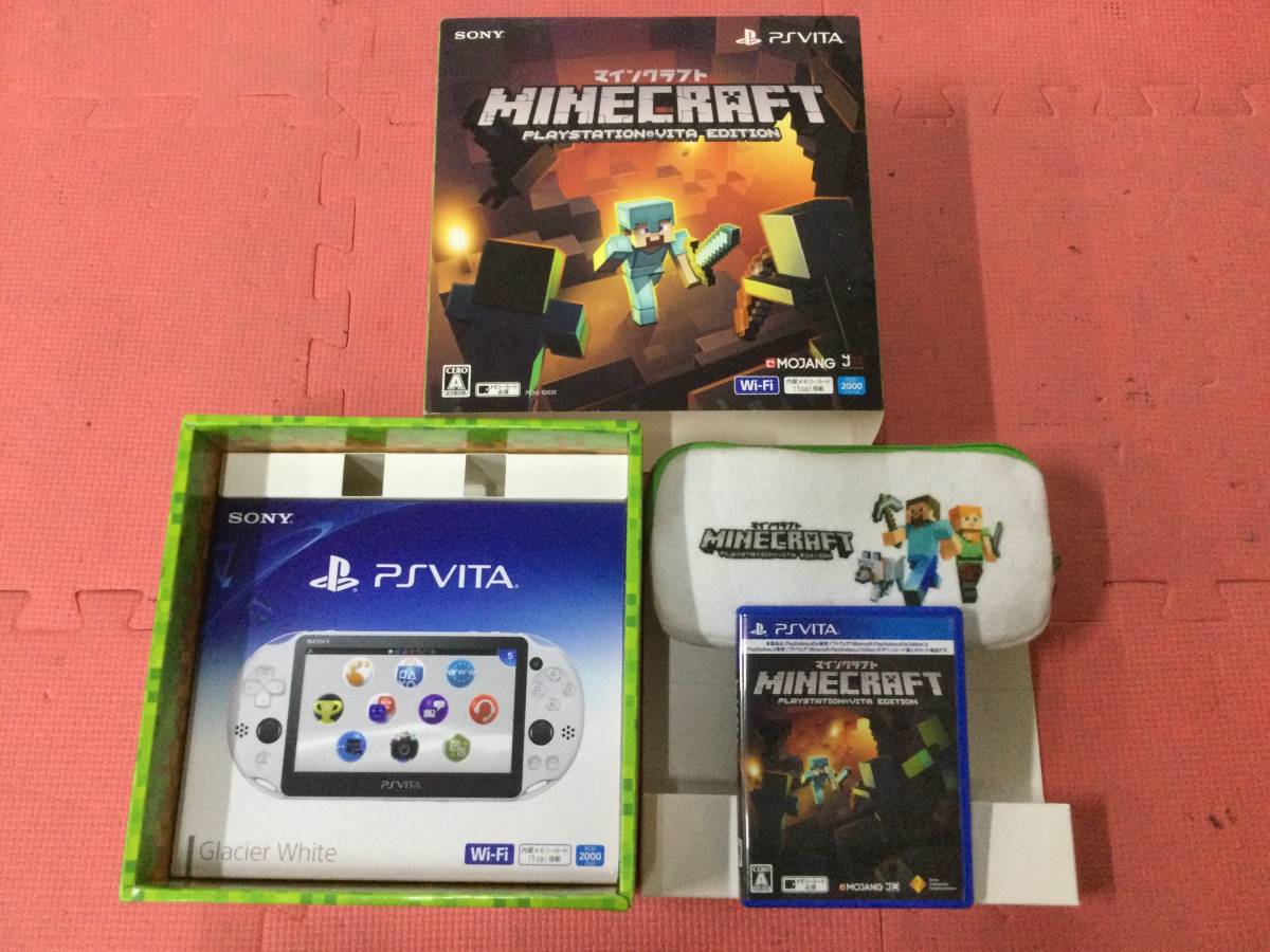 GN982/80/6000】動作確認済☆PSVita☆Minecraft Special Edition☆本体