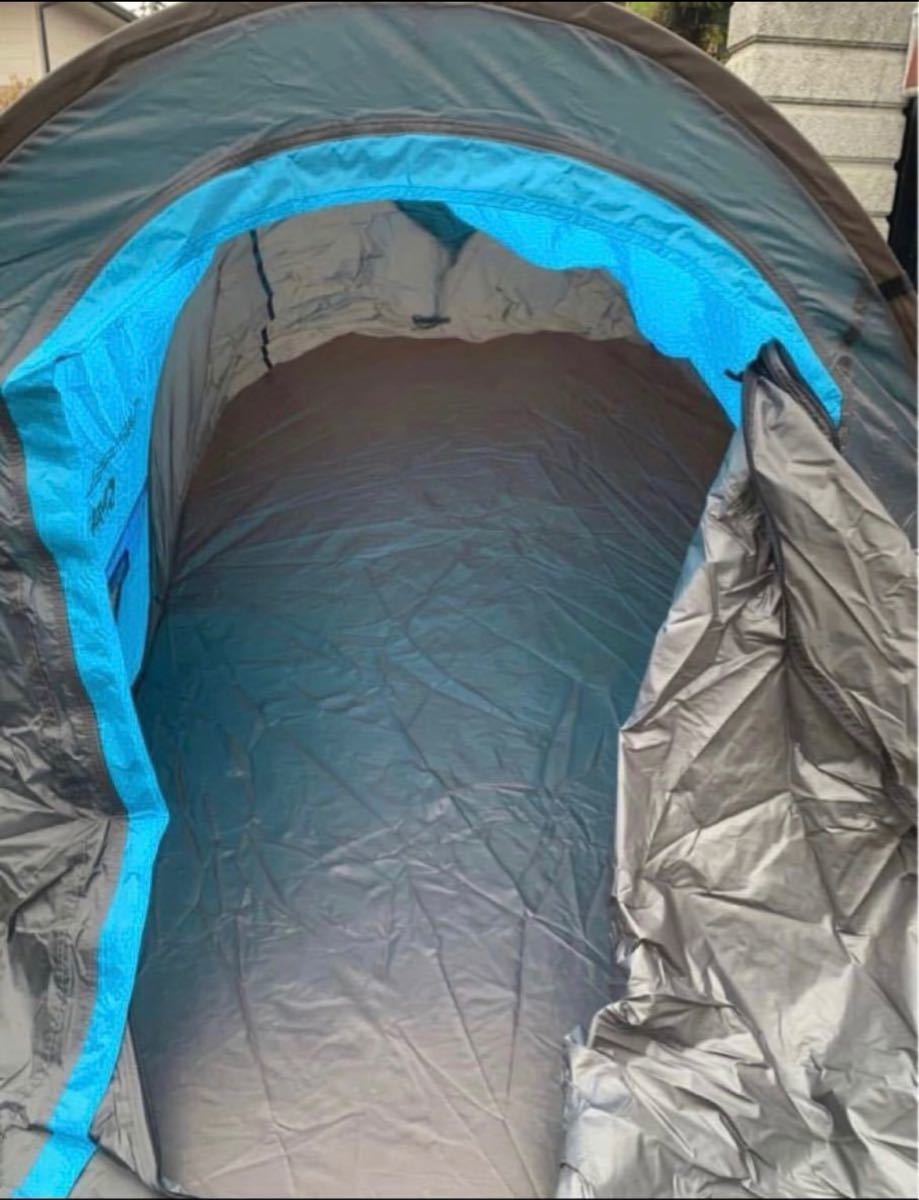 テント 2人用 アウトドア ソロ キャンプテント ワンタッチ 防風防水 ポップアップテント 設営簡単