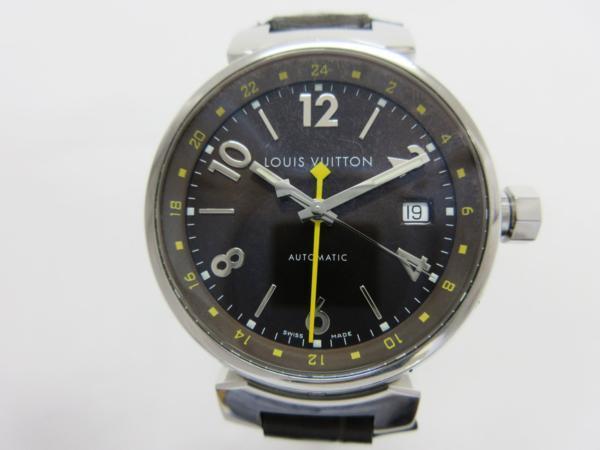 117970円 特別セーフ ルイヴィトン タンブールGMTオートマティック腕時計