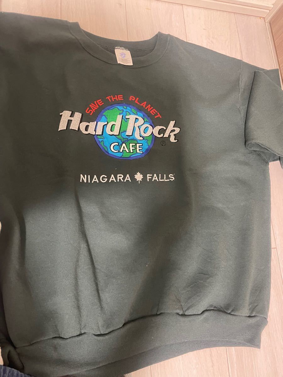 USA製ハードロックカフェ HARD ROCK CAFE New York 希少 青刺繍