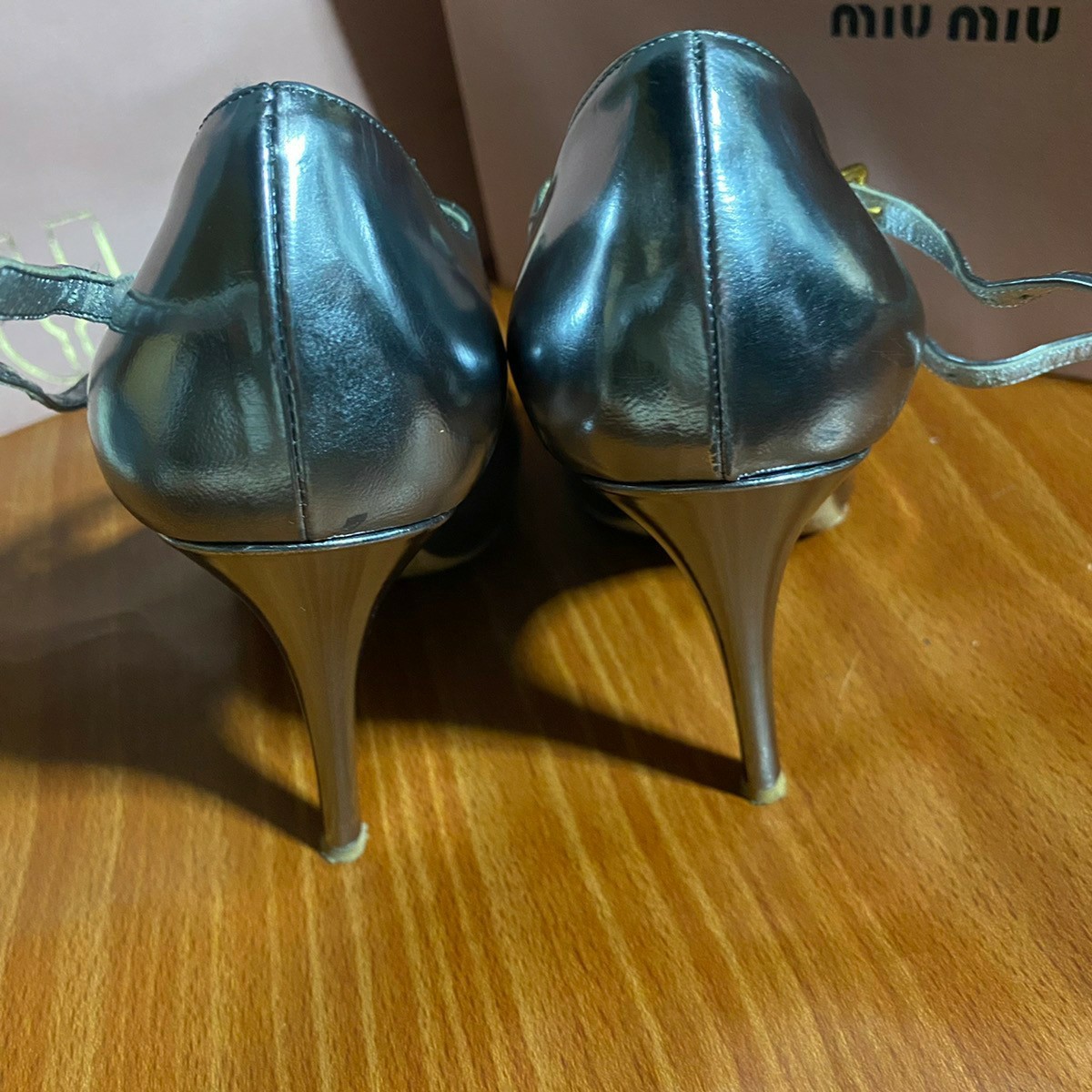 国内正規総代理店アイテム 新品未使用 miumiu ミュウミュウ パンプス