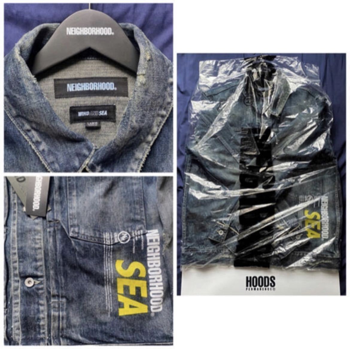 L 新品 NEIGHBORHOOD WIND AND SEA デニムジャケット ウィン L 新品 NEIGHBORHOOD WIND AND SEA デニムジャケット ウィン