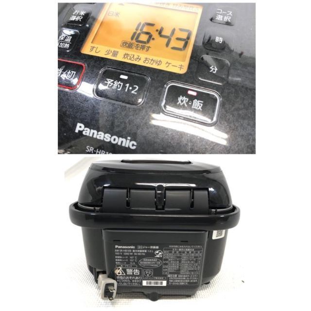 Panasonic パナソニック 炊飯器 5.5合 IH式 SR-HB109-K