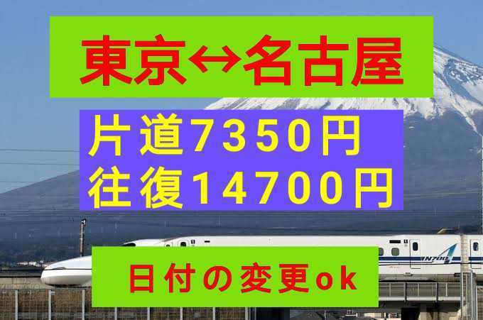 最新モデルが入荷 東京 名古屋 日付変更可 東海道新幹線チケット 片道 自由席乗車券 特急券 逆でも同料金 既決可 既日発券ok 新幹線回数券のぞみ 最終値下げ Superzito Com