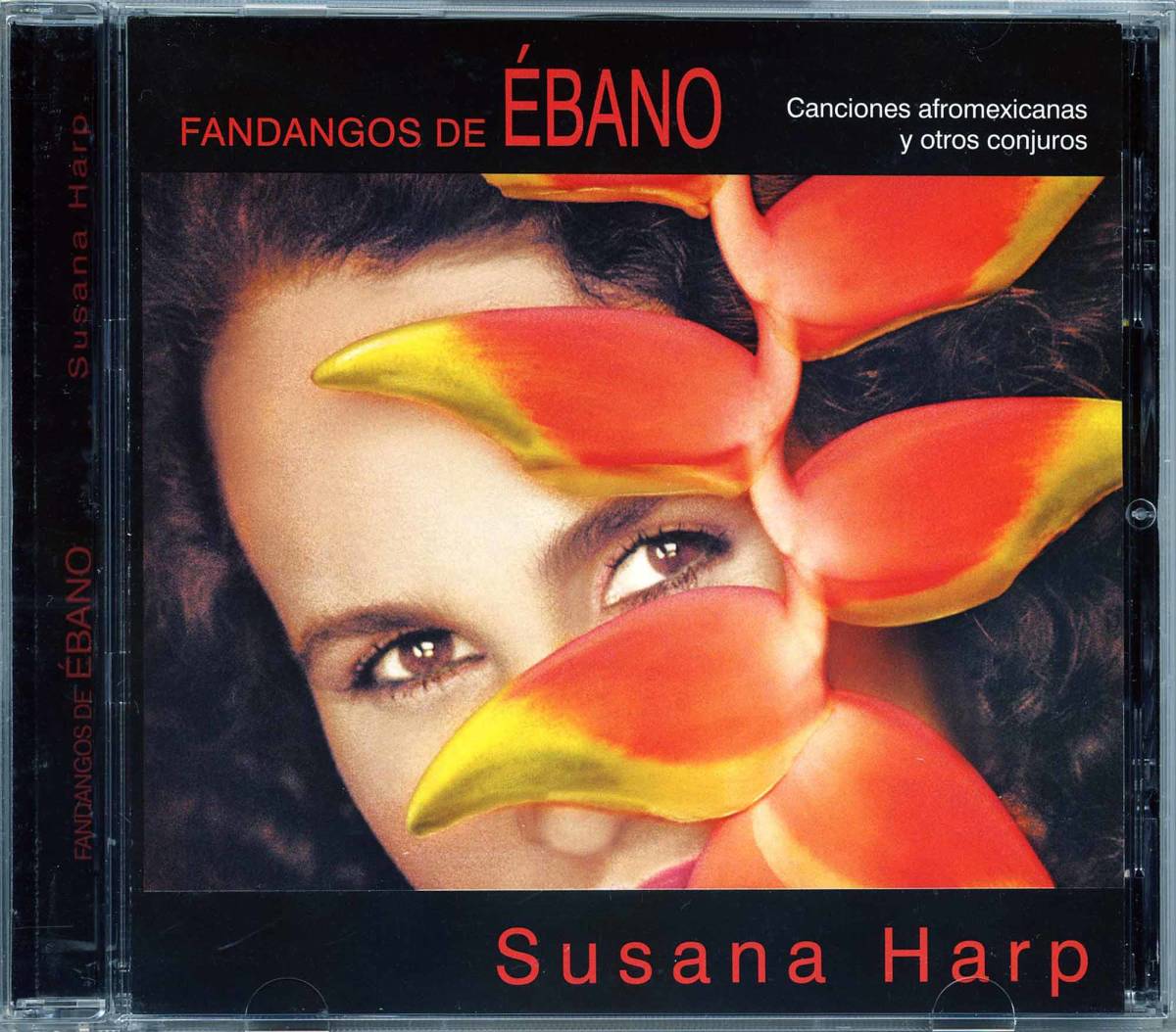 Susana Harp（スサナ・ハープ）CD「Fandangos de ebano」メキシコ盤オリジナル XQFE006 スリップケース他完品 新品同様_画像3