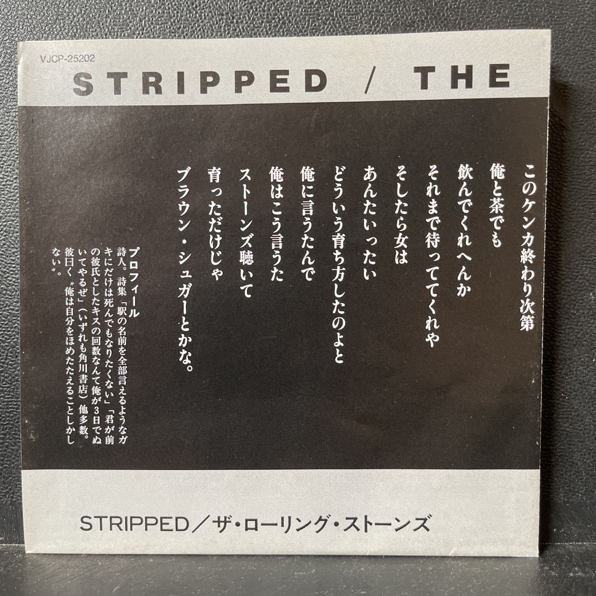 20401CM : THE ROLLING STONES / STRIPPED / ザ・ローリング・ストーンズ_画像4