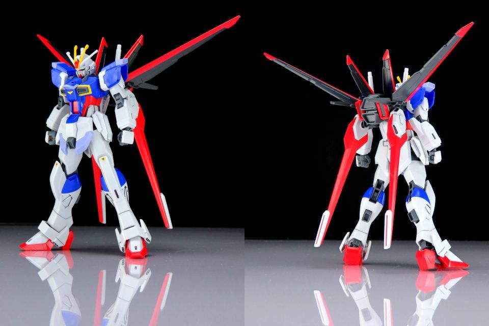 G0117完成品 1/144 HGCE フォース インパルス ガンダム REVIVE HG リバイブ 機動戦士ガンダムSEED DESTINY ZGMF-X56S 可変 変形MA バンダイ_画像2