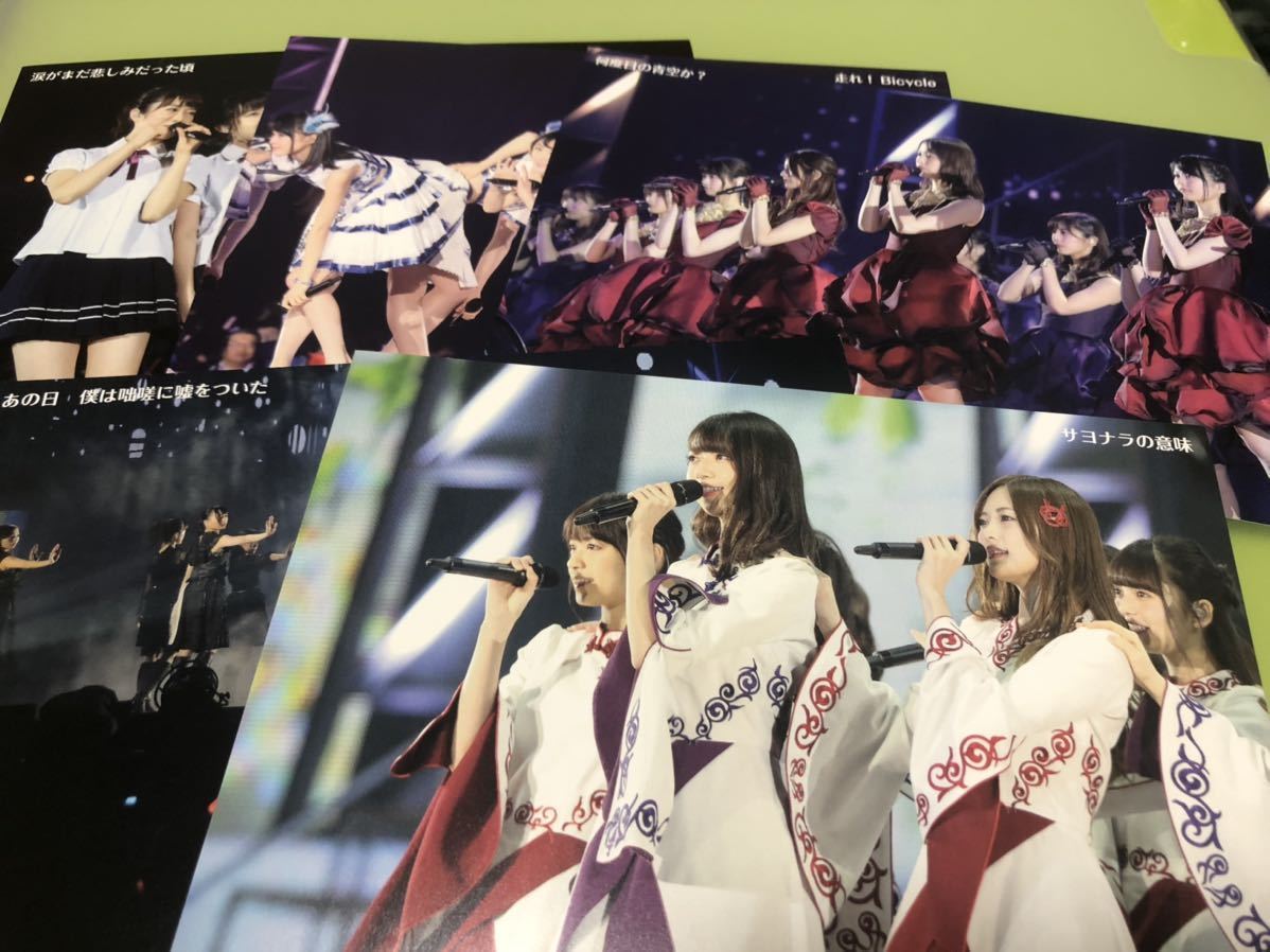 乃木坂46 5th YEAR BIRTHDAY LIVE DVD Blu-ray特典ポストカード 5種 5枚 ②(橋本奈々未 Actually… 封入  生写真 まとめ セット売り 可