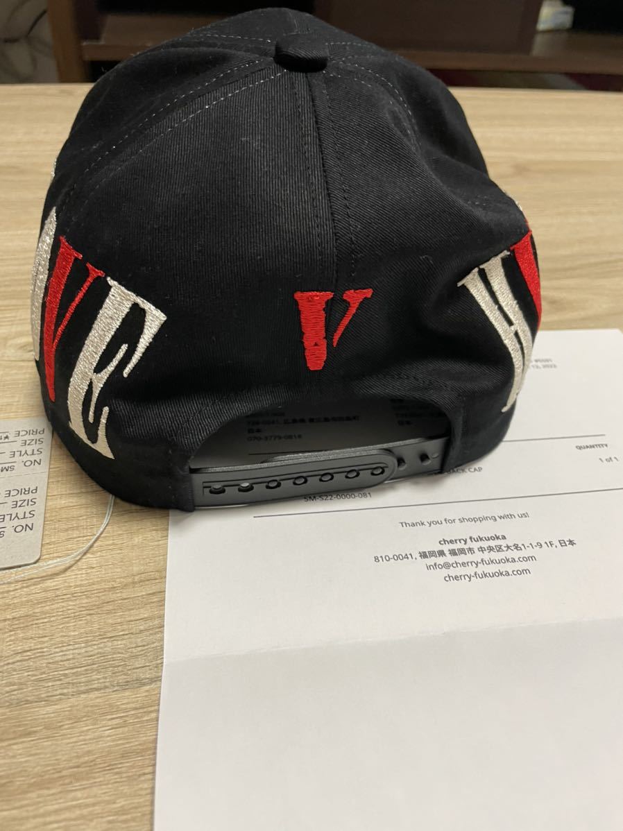 新品未使用品 saint michael × vlone CAP キャップ 黒 検)readymade