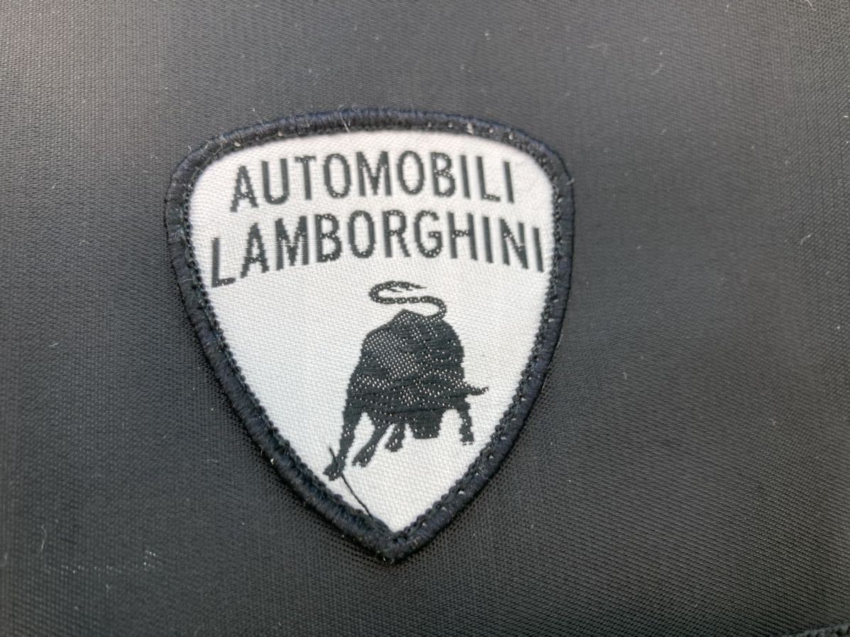 【A3423N093】AUTOMOBILI LAMBORGHINI ショルダーバッグ ランボルギーニ　通勤　通学　鞄　黒　緑　グリーン_画像3