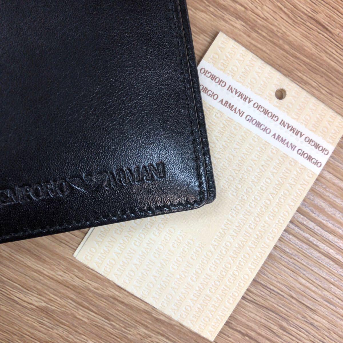 EMPORIO ARMANI エンポリオアルマーニ 財布 二つ折り財布 ブラック www