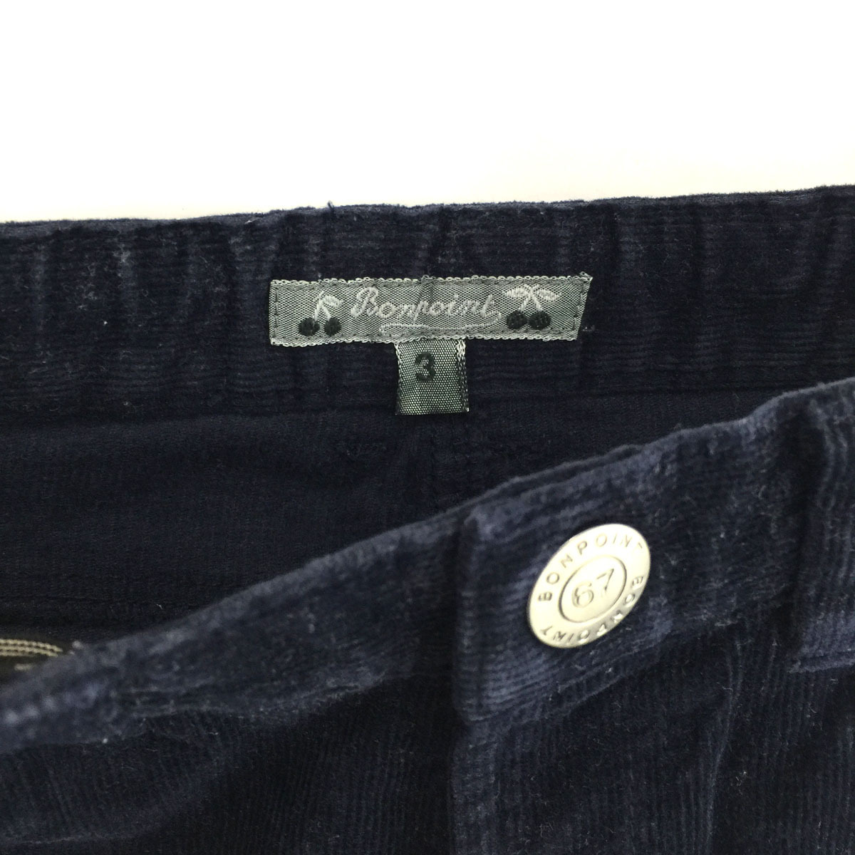 *Bonpoint Bonpoint corduroy pants strut size 3 navy navy blue bottoms bompo Anne child clothes 1AB/83227